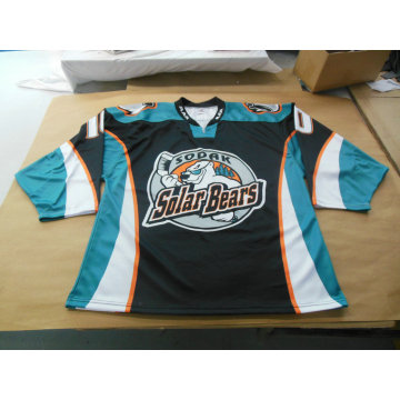 Hochwertige preiswerte kundenspezifische Sublimation-Eis-Hockey-Jerseys / preiswerter Hockey-Gang